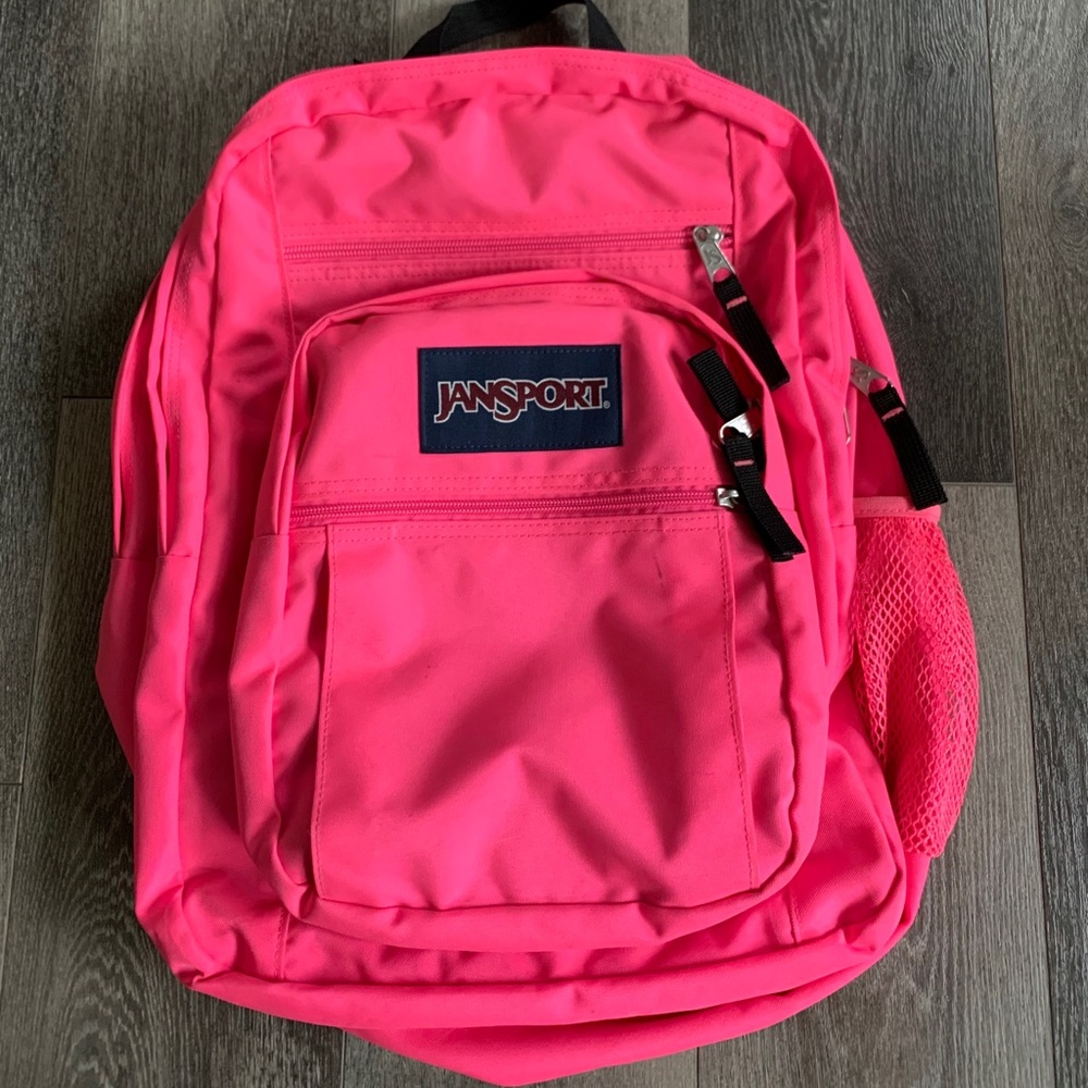 Jansport Hot Pink 5 Pocket Backpack
